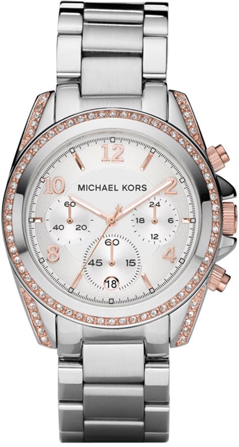 michael kors ladies blair watch silver|More.